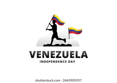 Venezuela Día de la Independencia Vector Diseño Ilustración