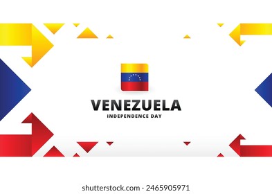 Venezuela Independence Day Vektorgrafik Design Illustration