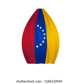Venezuela undulating Flag vector (Bandera de Venezuela)