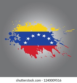 Venezuela Vector paint stain