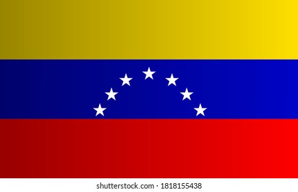 Venezuelan vector flag. the national flag of the country of Venezuela. Venezuela national flag background wallpaper.