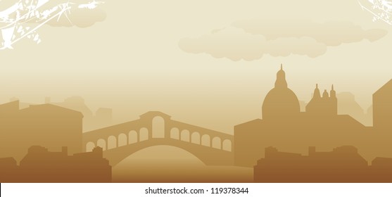 venice abstract skyline