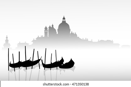 Venice at Early Morning - Vector