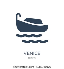 venice icon vector on white background, venice trendy filled icons from Travel collection, venice vector illustration