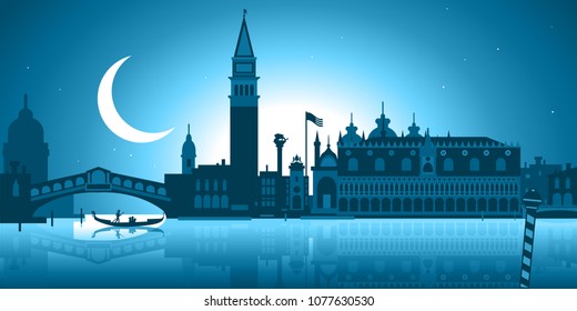 Venice Italy skyline