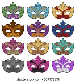 Venice Mask Carnival Vector Art
