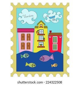 Venice stamp