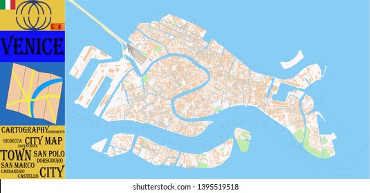 Venice Town Maps The Earth