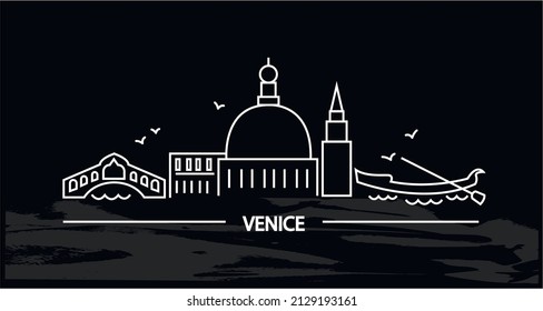 968 Line drawing venice italy Images, Stock Photos & Vectors | Shutterstock