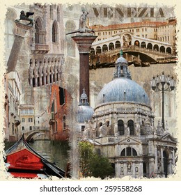 Venice vintage poster.