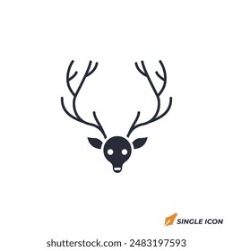 venison icon vector illustration. venison symbol isolated on white background