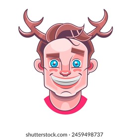 Venison watercolor illustration. Hand drawn underwater element design. Artistic vector marine design element. Illustration for greeting cards, printing and other design projects.
