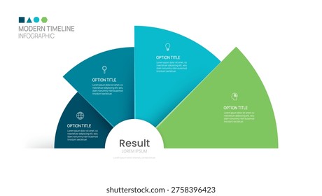 Venn diagram infographic chart template for business 4 options presentation and icon elements, 4 steps business success. - Powered by Shutterstock - Get 15% off with code: PIKWIZARD15