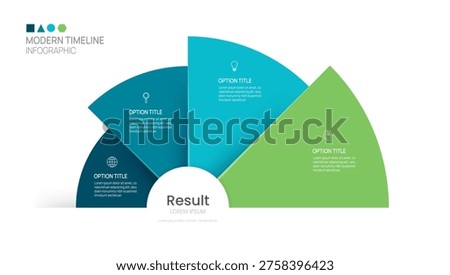 Venn diagram infographic chart template for business 4 options presentation and icon elements, 4 steps business success.