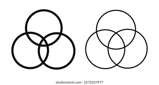 Venn diagram math vector. Venn diagram .