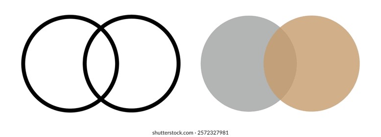 Venn diagram math vector. Venn diagram .