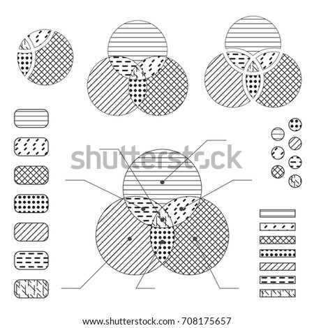 venn diagram note lines black isolated stock vector royalty free venn diagram with lines free