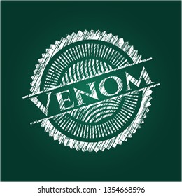 Venom chalkboard emblem