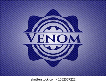 Venom Emblem Denim High Quality Background Stock Vector (Royalty Free ...