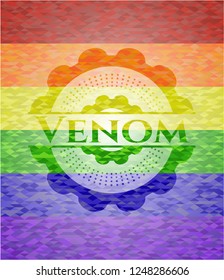 Venom lgbt colors emblem 