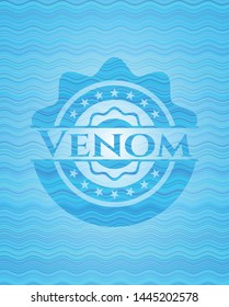 Venom water badge background. Vector Illustration. Detailed.