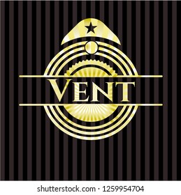 Vent gold badge