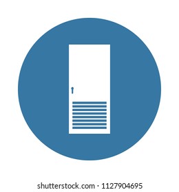 ventilated door icon. Element of door icons for mobile concept and web apps. Badge style ventilated door icon can be used for web and mobile apps on white background