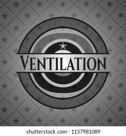 Ventilation dark icon or emblem
