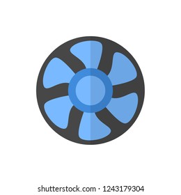 ventilation flat vector icon