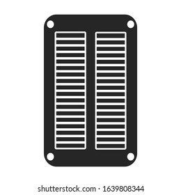 Ventilation grate vector icon.Black,simple vector icon isolated on white background ventilation grate.