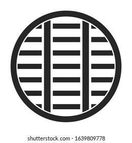 Ventilation grate vector icon.Black,simple vector icon isolated on white background ventilation grate.