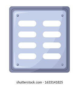 Ventilation grate vector icon.Cartoon vector icon isolated on white background ventilation grate.