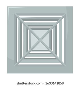 Ventilation grate vector icon.Cartoon vector icon isolated on white background ventilation grate.