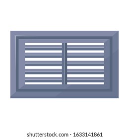 Ventilation grate vector icon.Cartoon vector icon isolated on white background ventilation grate.