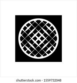 Ventilation Grille Icon Vector Art Illustration