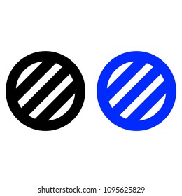 Ventilation grilles icon, isolated on white background
