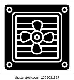 Ventilation Icon Element For Design