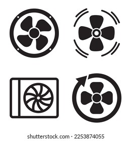 ventilation icon vector illustration logo design