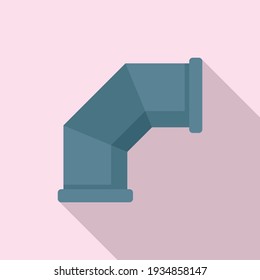 Ventilation metal pipe icon. Flat illustration of Ventilation metal pipe vector icon for web design