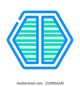 ventilation system color icon vector. ventilation system sign. isolated symbol illustration