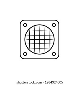 ventilation, system, heating icon. Element of plumbing and heating icon for mobile concept and web apps. Detailed ventilation, system, heating icon can be used for web and mobile