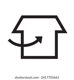 icono del sistema de ventilación. icono del sistema de ventilación de la casa. icono de vector de línea en fondo blanco. diseño de alta calidad. trazo de estilo lineal editable. icono de vector. AI, EPS, PNG, JPG