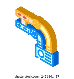 ventilation system isometric icon vector. ventilation system sign. isolated symbol illustration