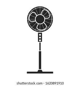 Ventilation vector icon.Black vector icon isolated on white background ventilation .