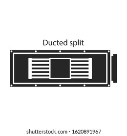 Ventilation vector icon.Black vector icon isolated on white background ventilation .