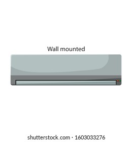 Ventilation vector icon.Cartoon vector icon isolated on white background ventilation .