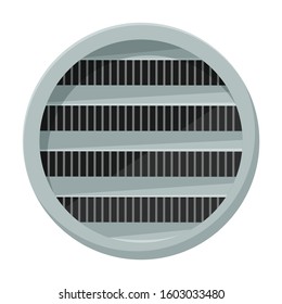 Ventilation vector icon.Cartoon vector icon isolated on white background ventilation .