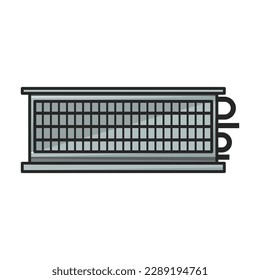 Ventilation vector icon.Color vector icon isolated on white background ventilation .