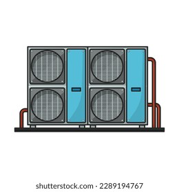 Ventilation vector icon.Color vector icon isolated on white background ventilation .