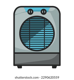 Icono de vector de ventilación.Icono de vector de color aislado en ventilación de fondo blanco.
